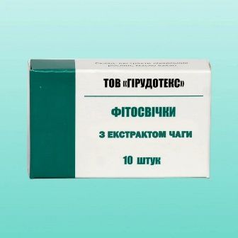 Свічки із чогой (10 шт)
