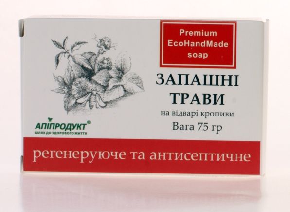 Мило "Запашні трави" регенеруюче та антисептичне (75г)