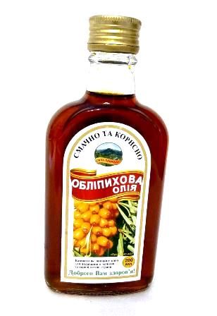 Олія «Обліпихова» (200 мл)